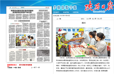 亚星管理平台西北集团珑樾府项目高温慰问——《陕西日报》